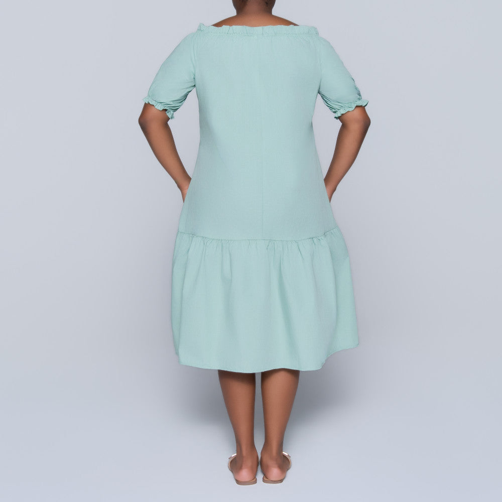 Plus Size Sage Short Sleeve Tunic