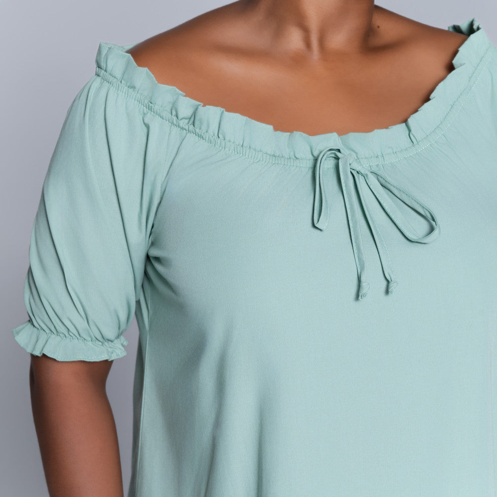 Plus Size Sage Short Sleeve Tunic