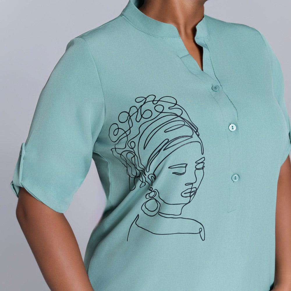 Plus Size Sage Tunic