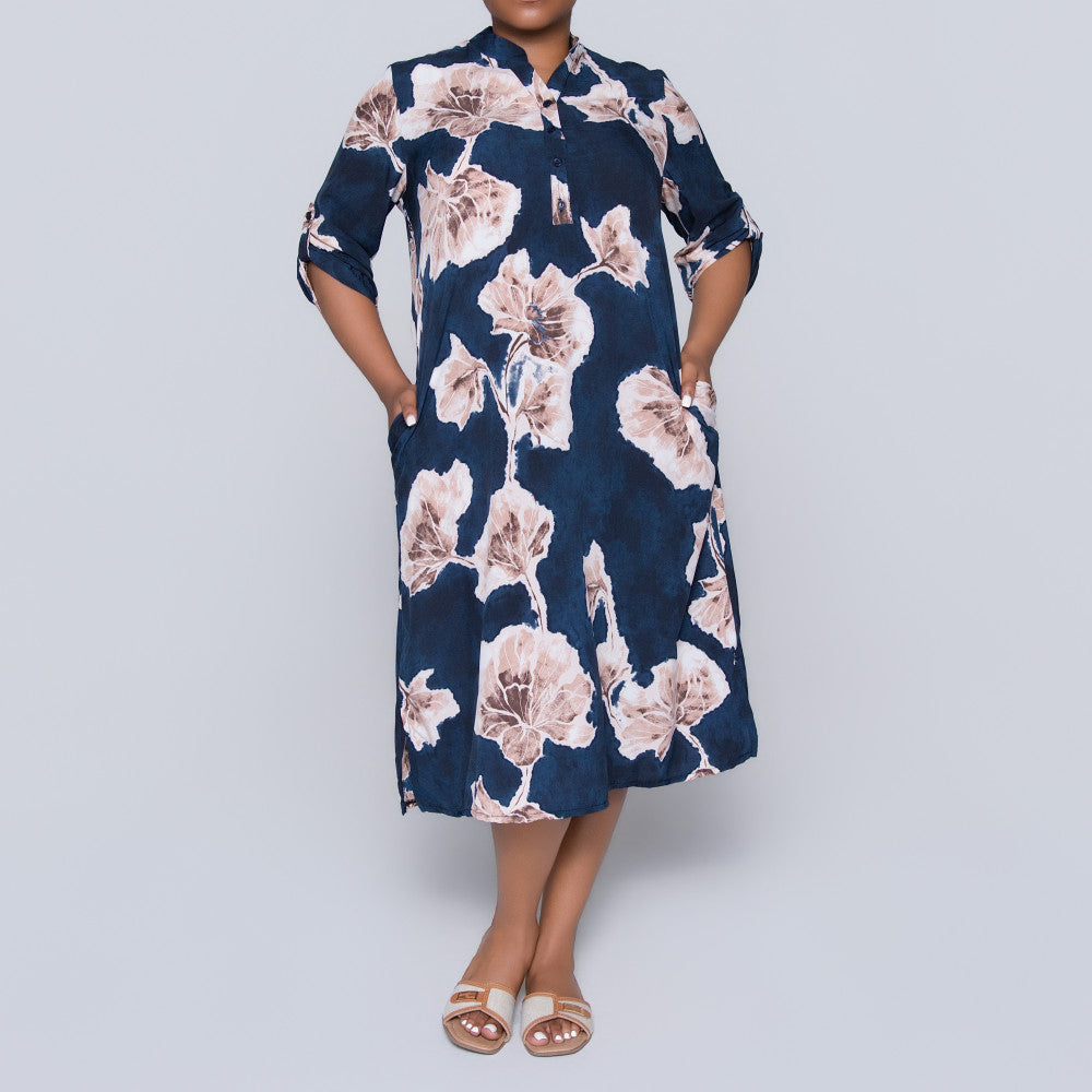 Plus Size Printed Tunic