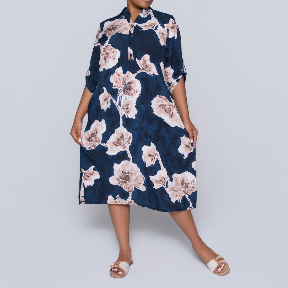 Plus Size Printed Tunic