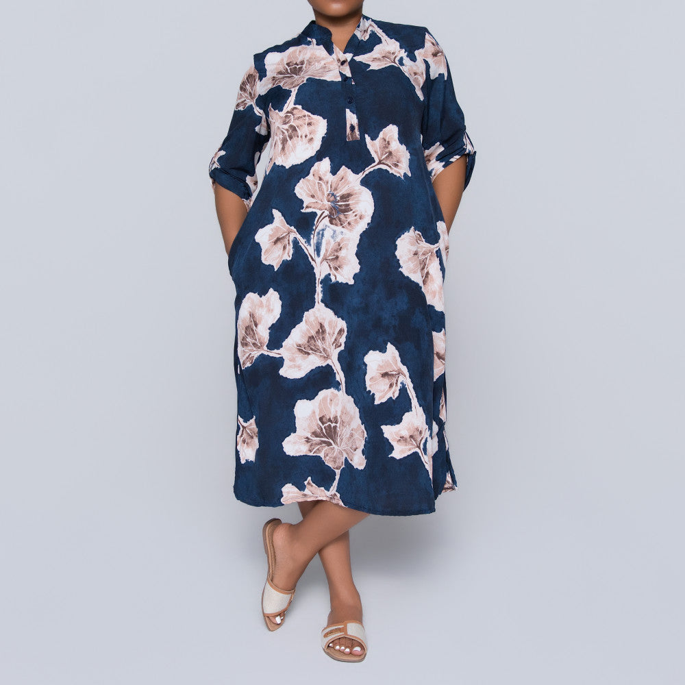 Plus Size Printed Tunic