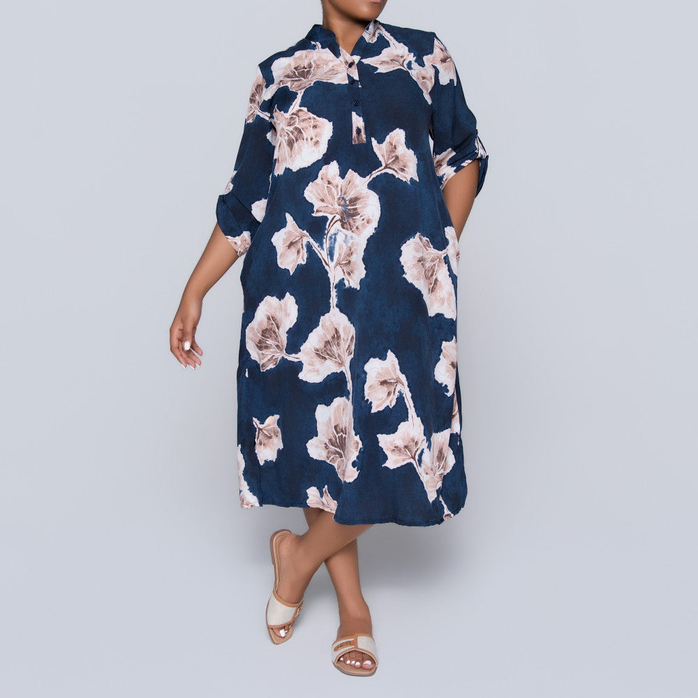 Plus Size Printed Tunic
