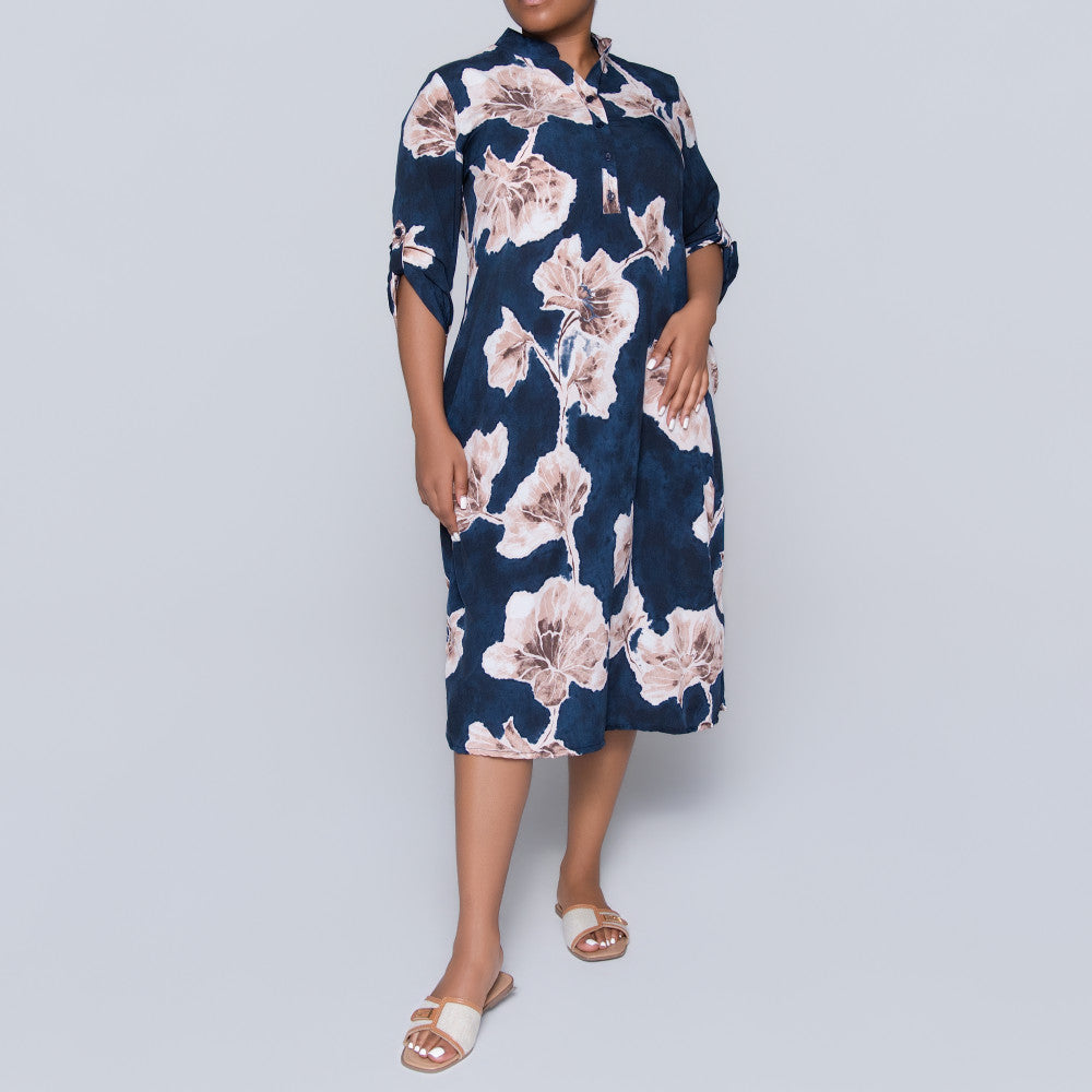 Plus Size Printed Tunic