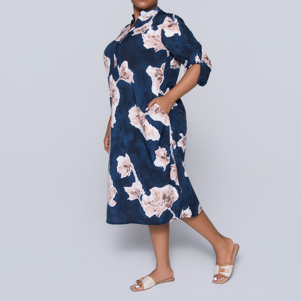 Plus Size Printed Tunic