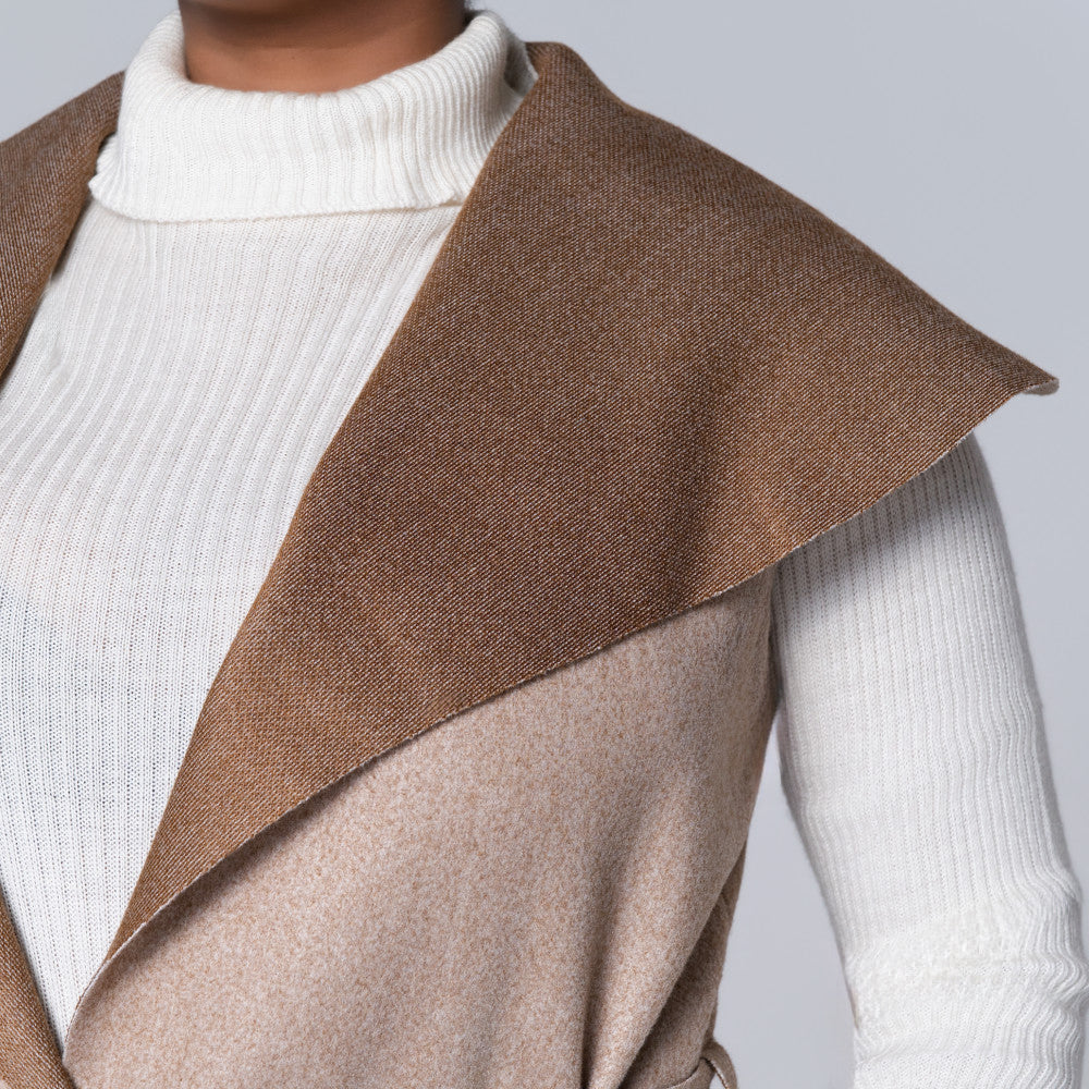 Stone Plus Size Melton Jacket