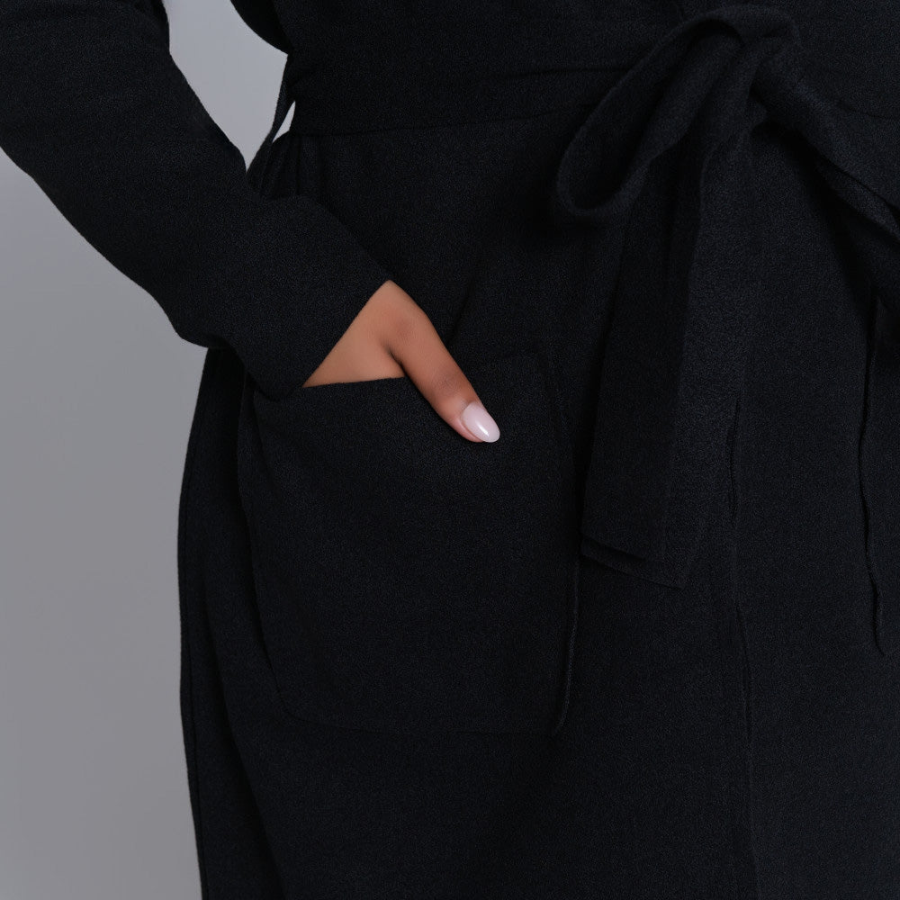 Plus Size Black Melton Jacket  Fashion World ZA