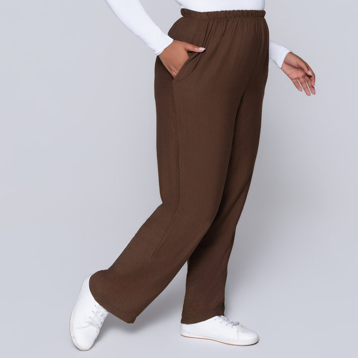 Plus Size Choc  Pocket Edit Pants