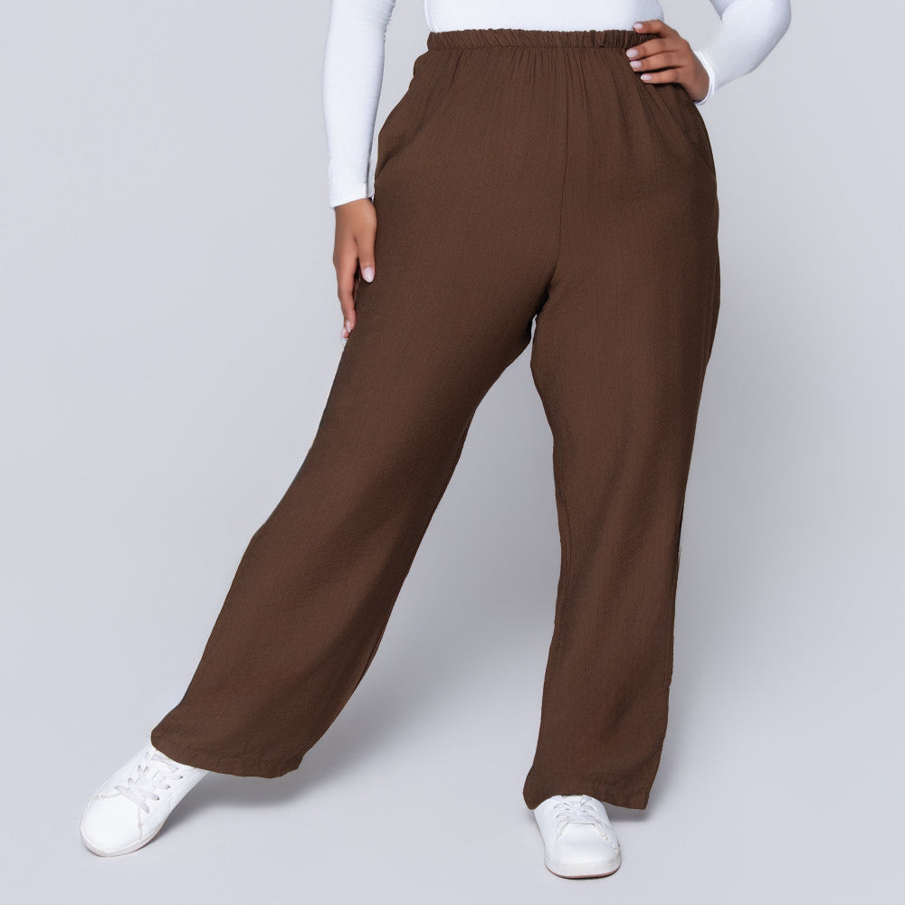 Plus Size Choc  Pocket Edit Pants