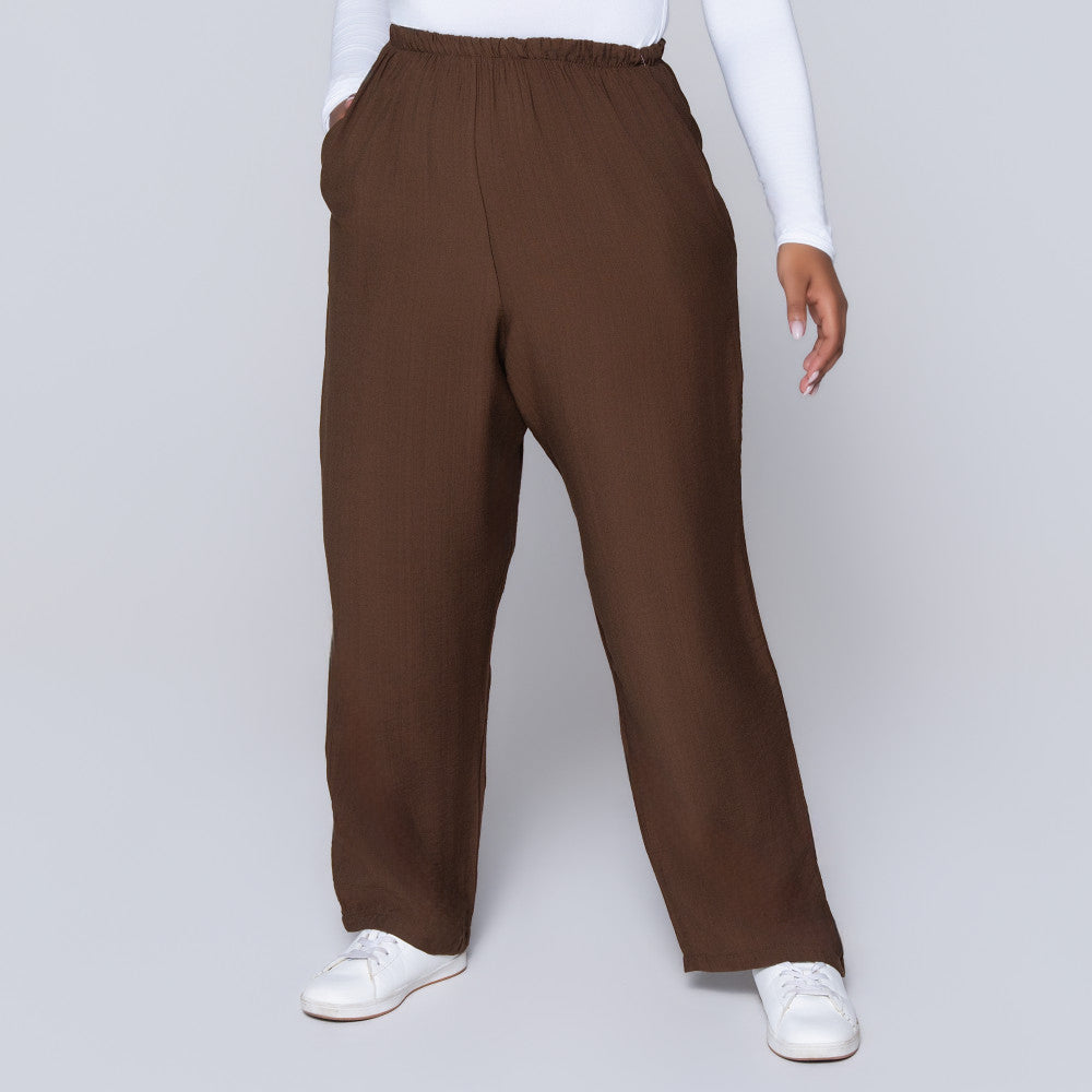 Plus Size Choc  Pocket Edit Pants