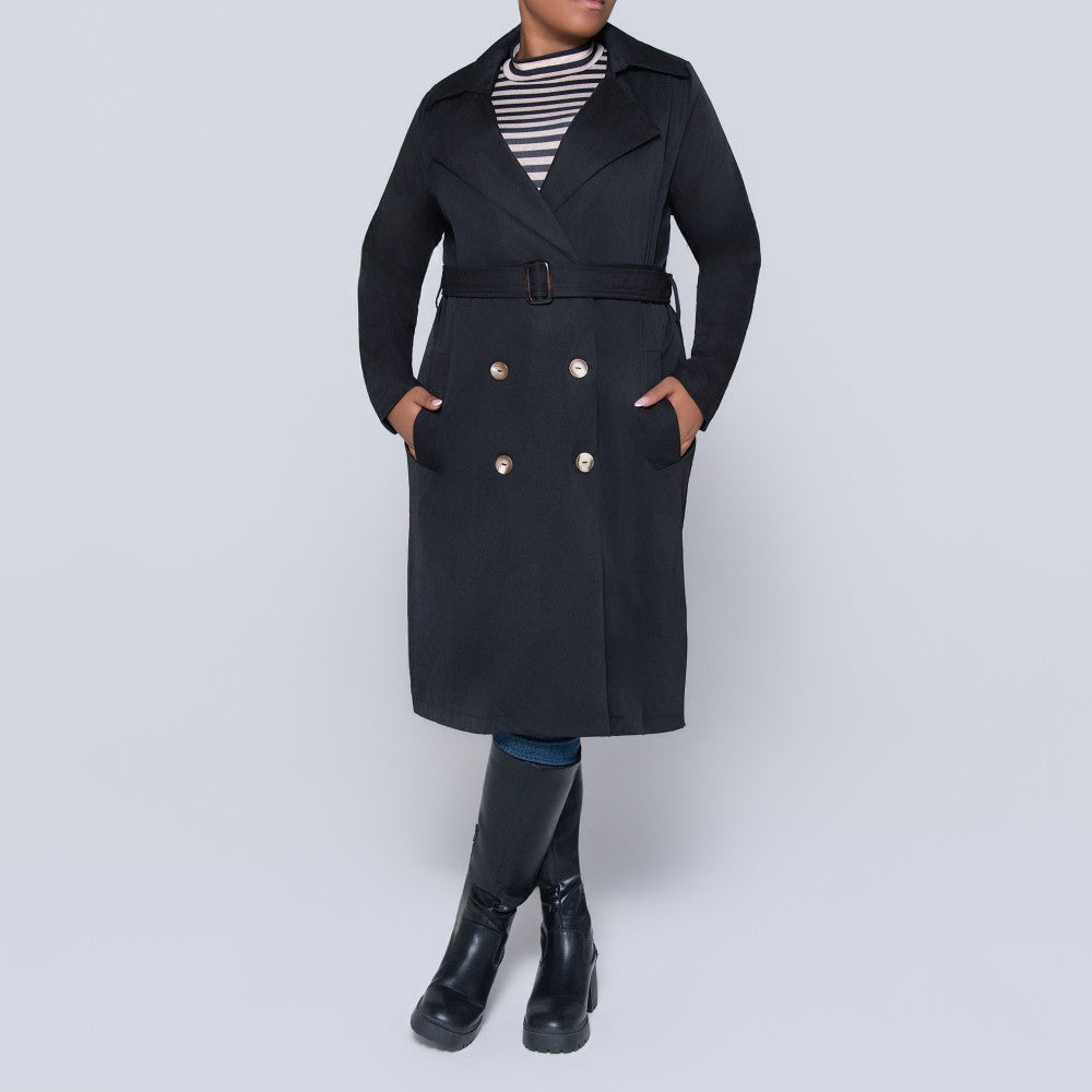 Plus Size Black Jacket