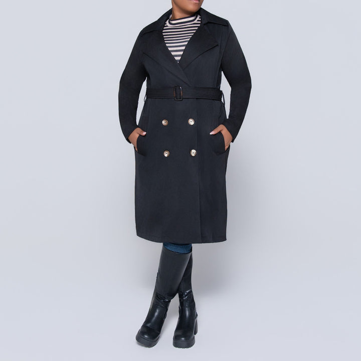 Plus Size Black Jacket