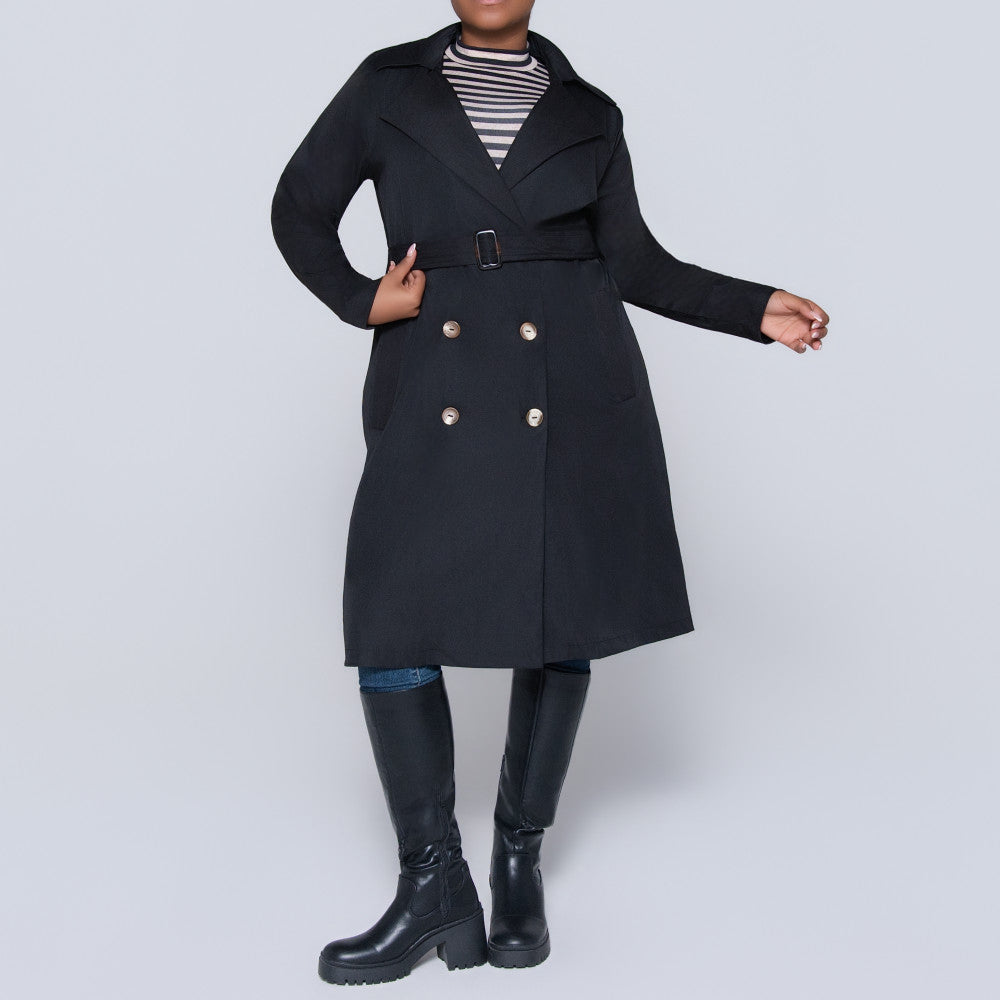 Plus Size Black Jacket