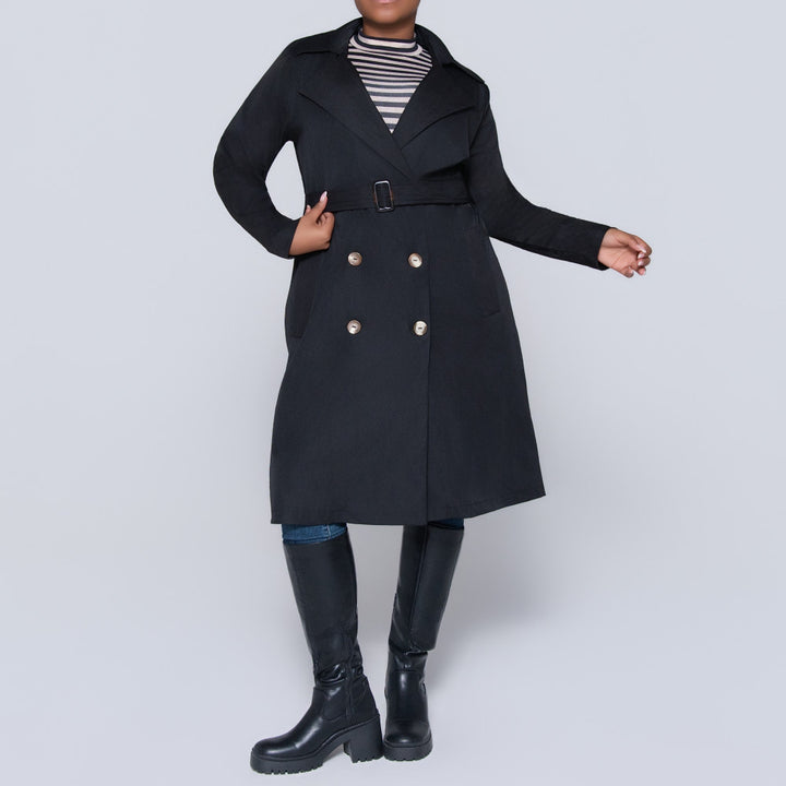 Plus Size Black Jacket