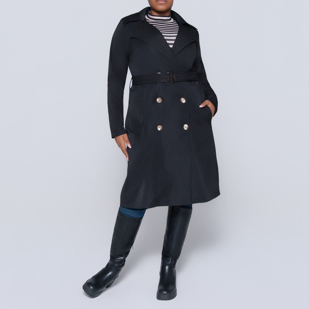 Plus Size Black Jacket