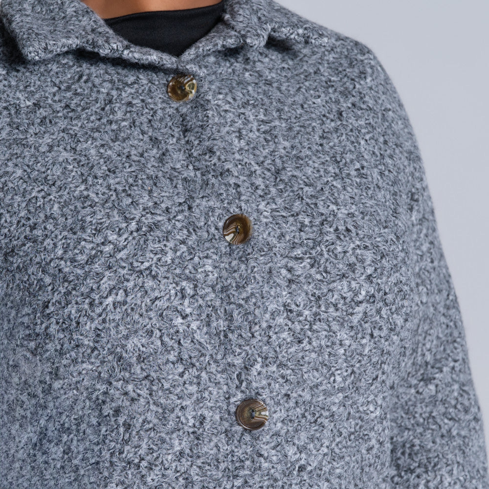 Plus Size Grey Shacket