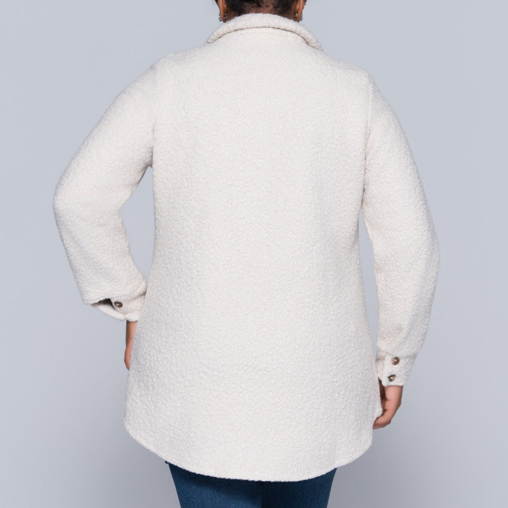 Plus Size Oatmeal Shacket