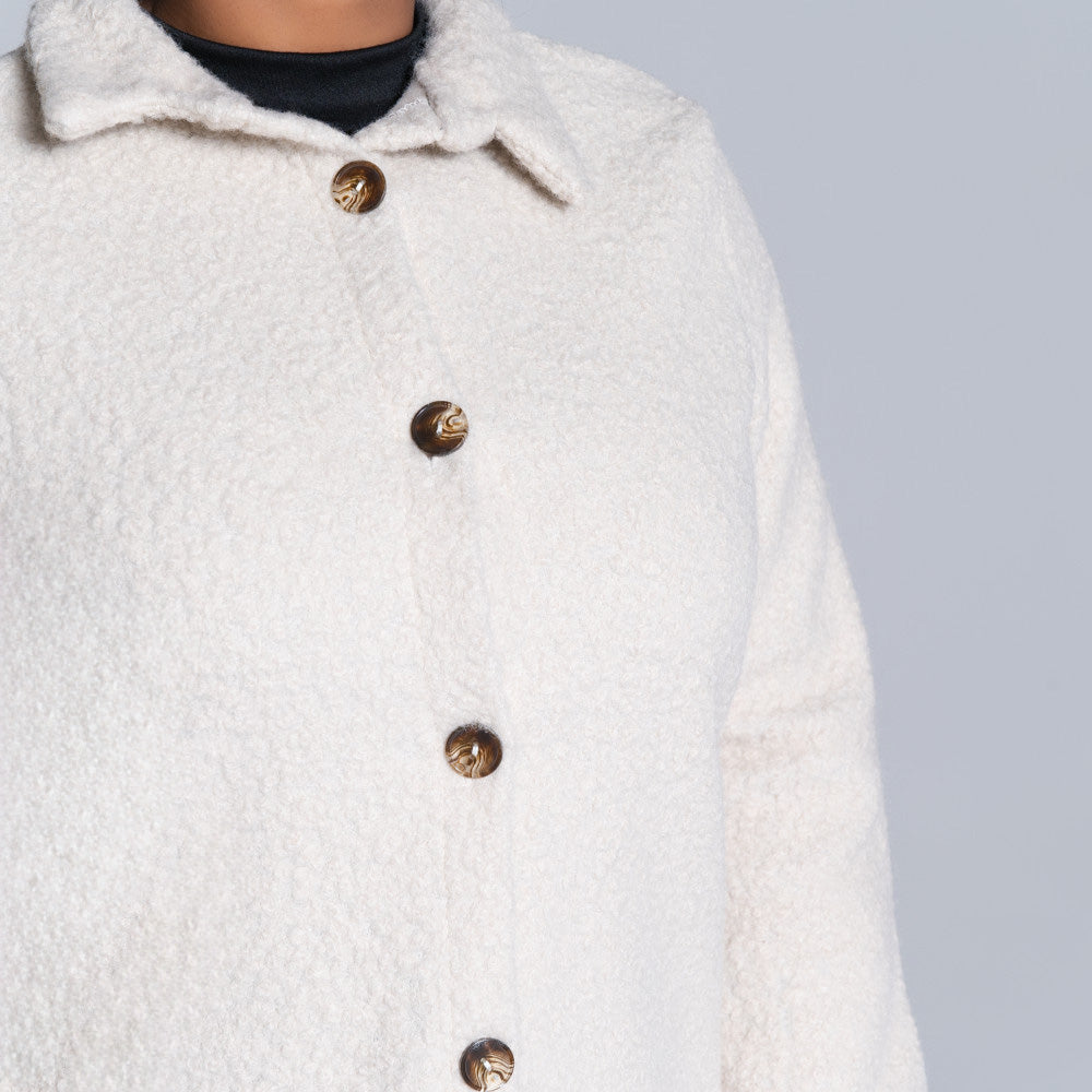 Plus Size Oatmeal Shacket