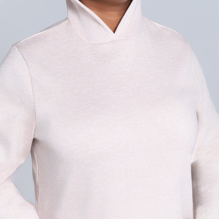 Plus Size Oatmeal Track Top