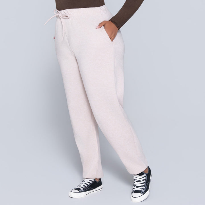 Plus Size Oatmeal Track Pants