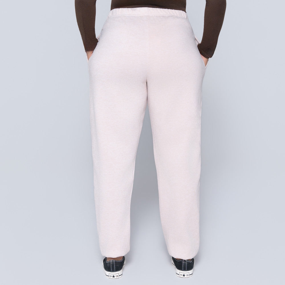 Plus Size Oatmeal Track Pants