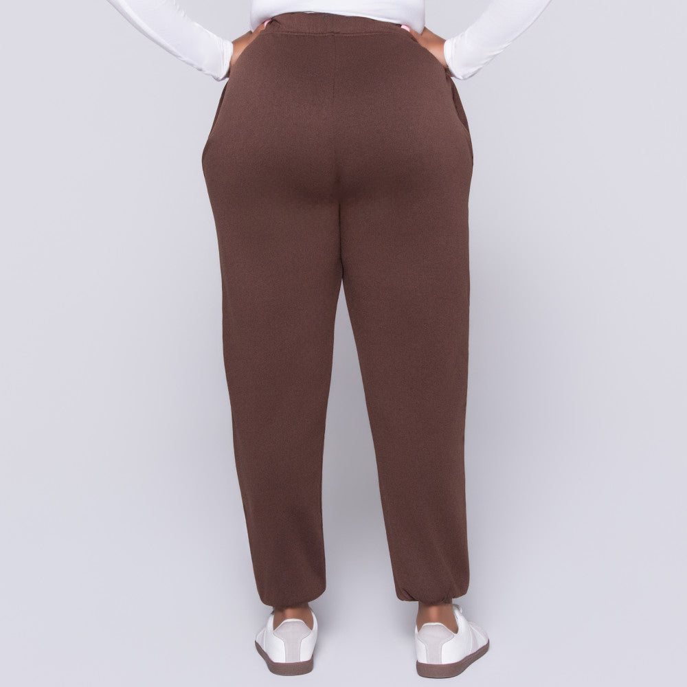 Chocolate Plus Size Track Pants
