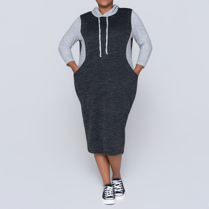 Plus Size Hooded Tunic