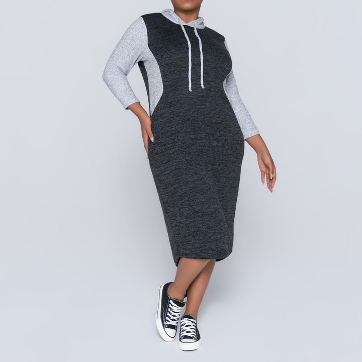 Plus Size Hooded Tunic