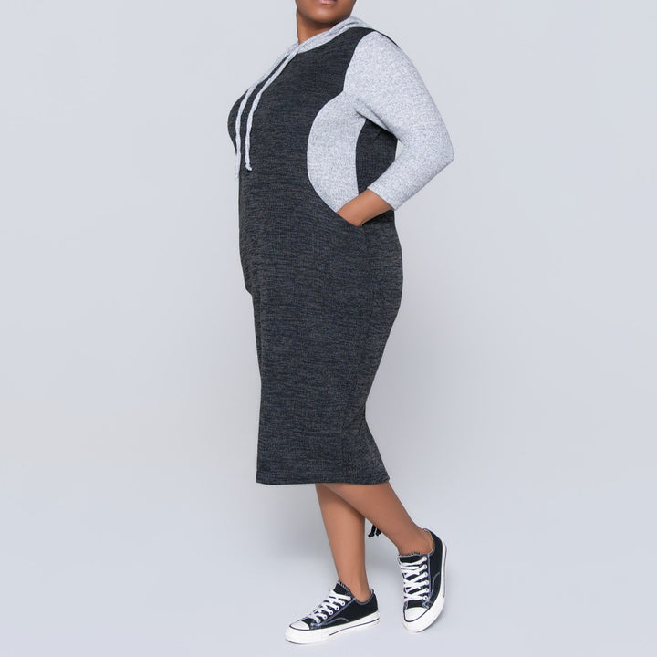 Plus Size Hooded Tunic