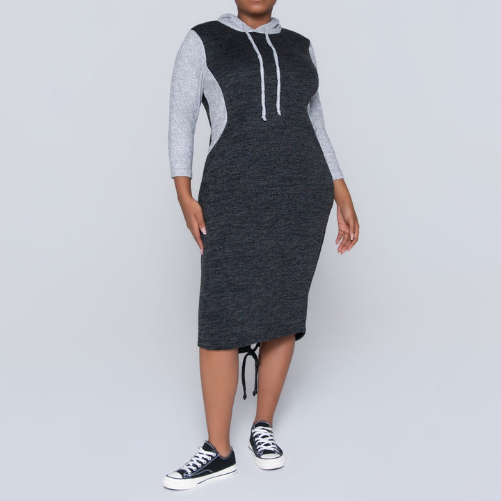 Plus Size Hooded Tunic