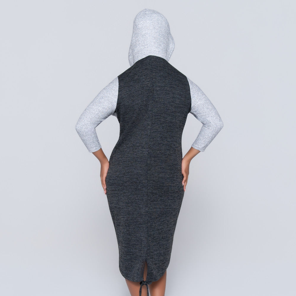 Plus Size Hooded Tunic