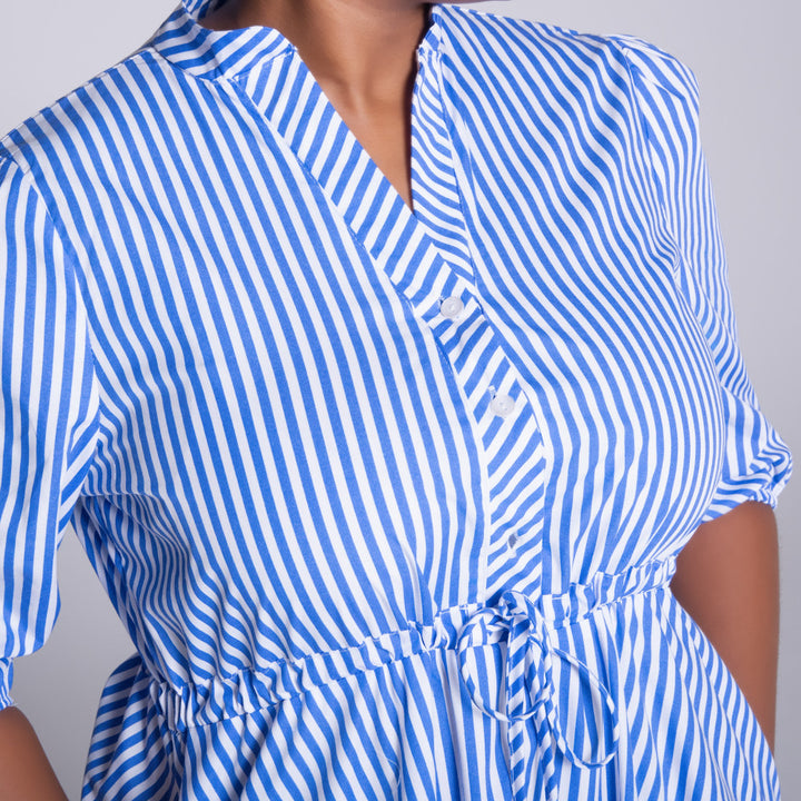 Plus Size Striped Dress