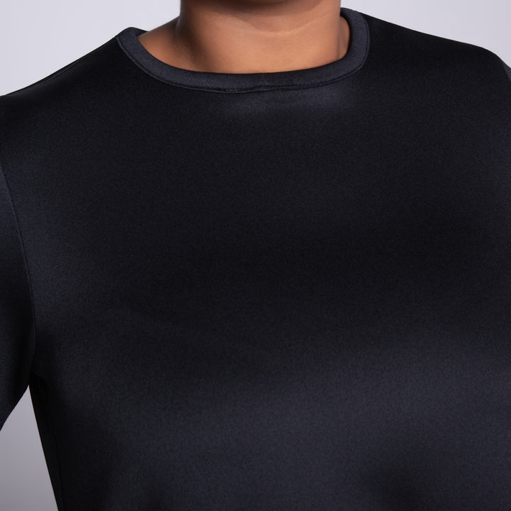 Plus Size Black Short Sleeve Dress