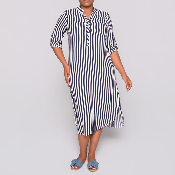 Plus Size Striped Tunic