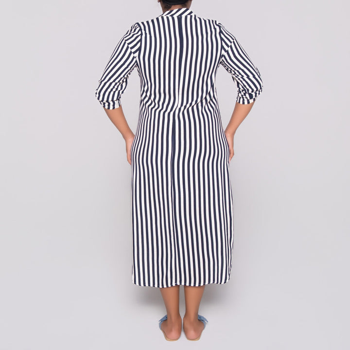 Plus Size Striped Tunic