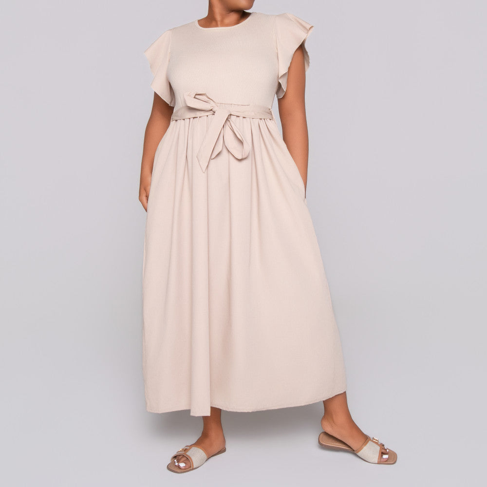 Plus Size Poplin Dress