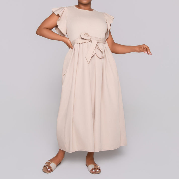 Plus Size Poplin Dress