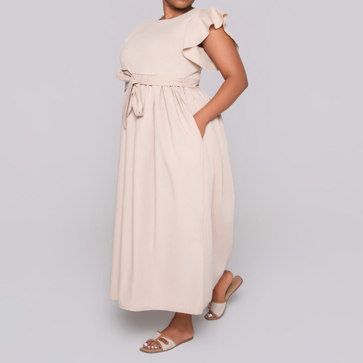 Plus Size Poplin Dress
