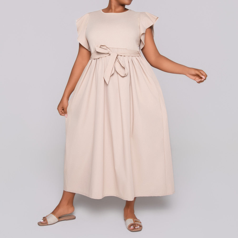 Plus Size Poplin Dress