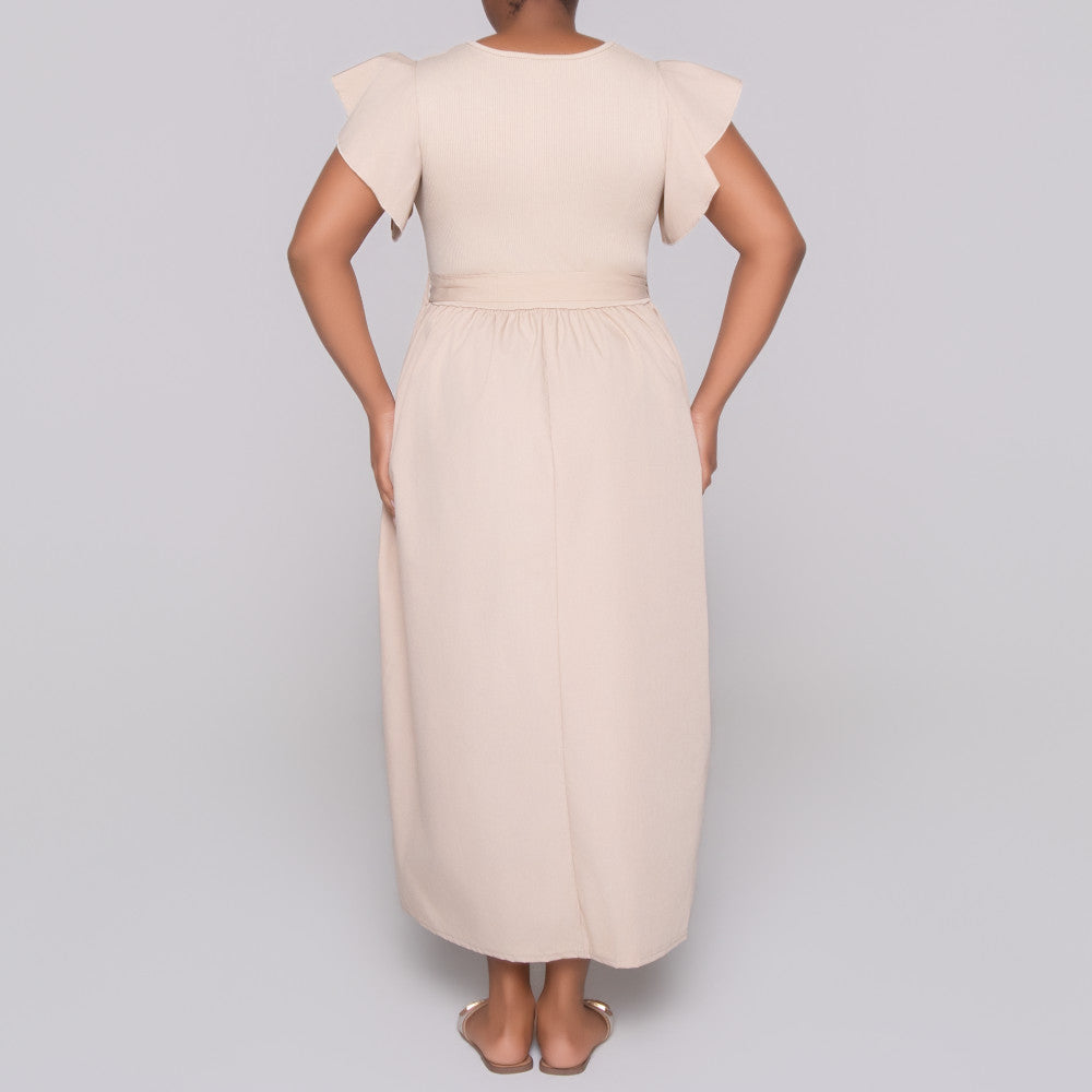 Plus Size Poplin Dress