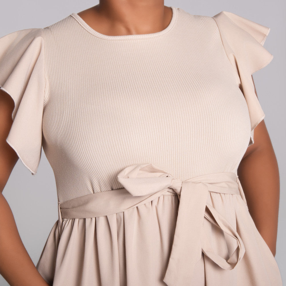 Plus Size Poplin Dress