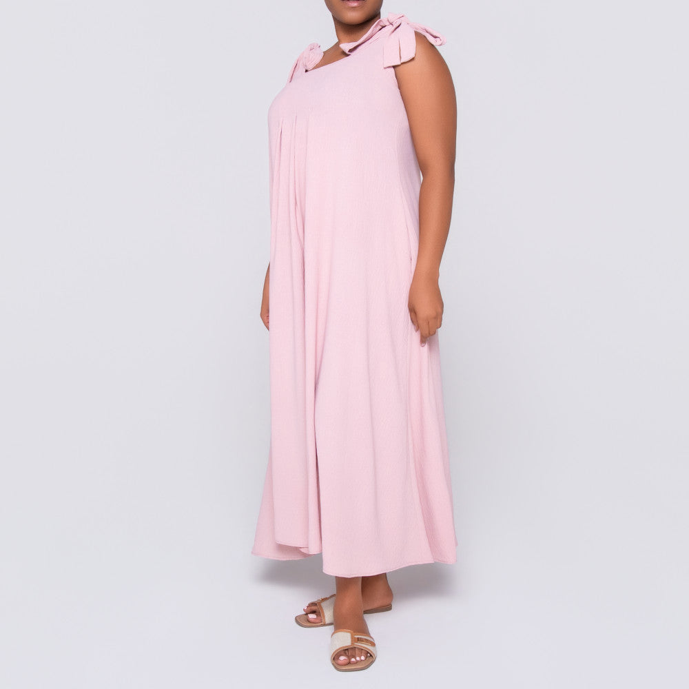 Plus Size Light Mink Summer Dress