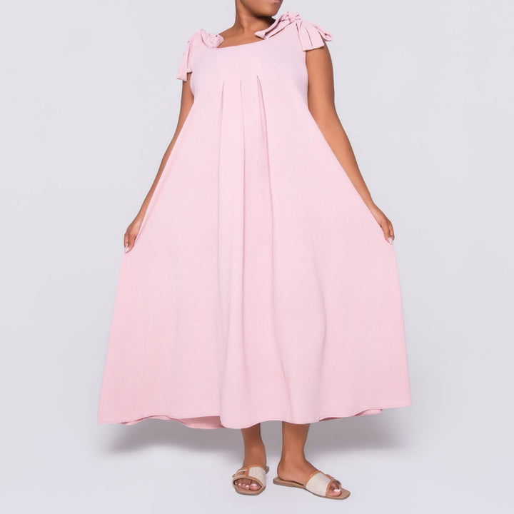 Plus Size Light Mink Summer Dress