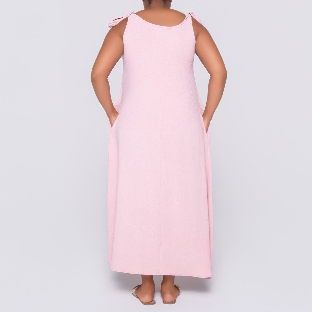 Plus Size Light Mink Summer Dress