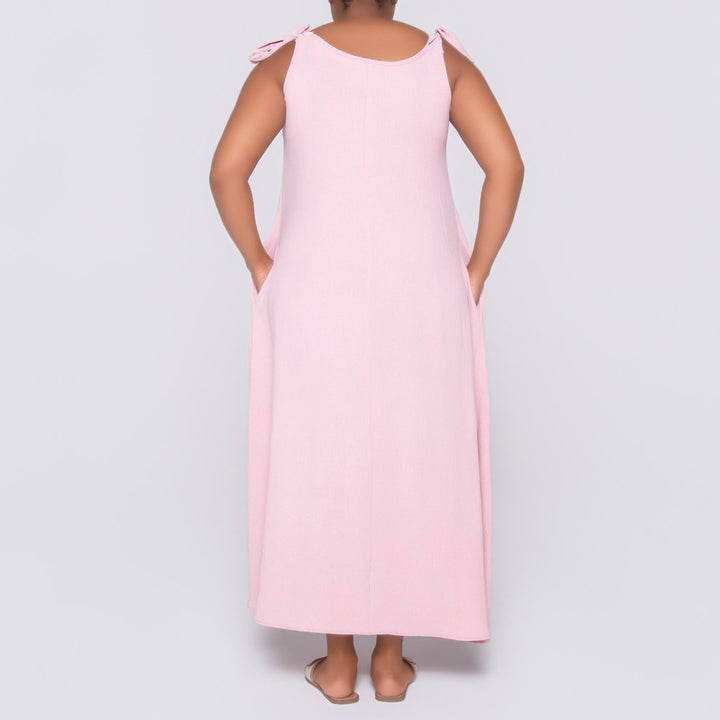 Plus Size Light Mink Summer Dress
