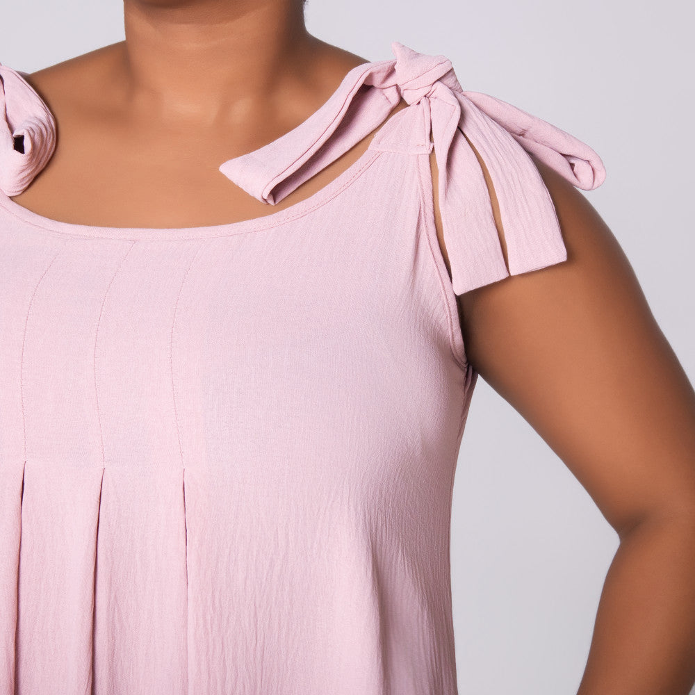 Plus Size Light Mink Summer Dress