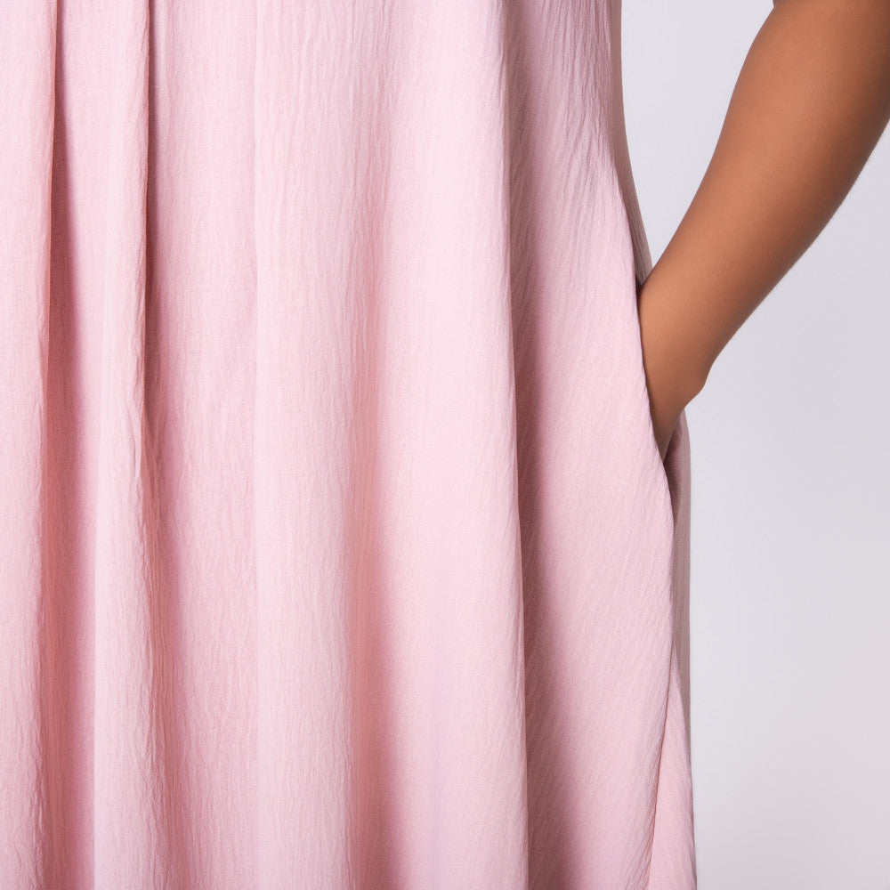 Plus Size Light Mink Summer Dress