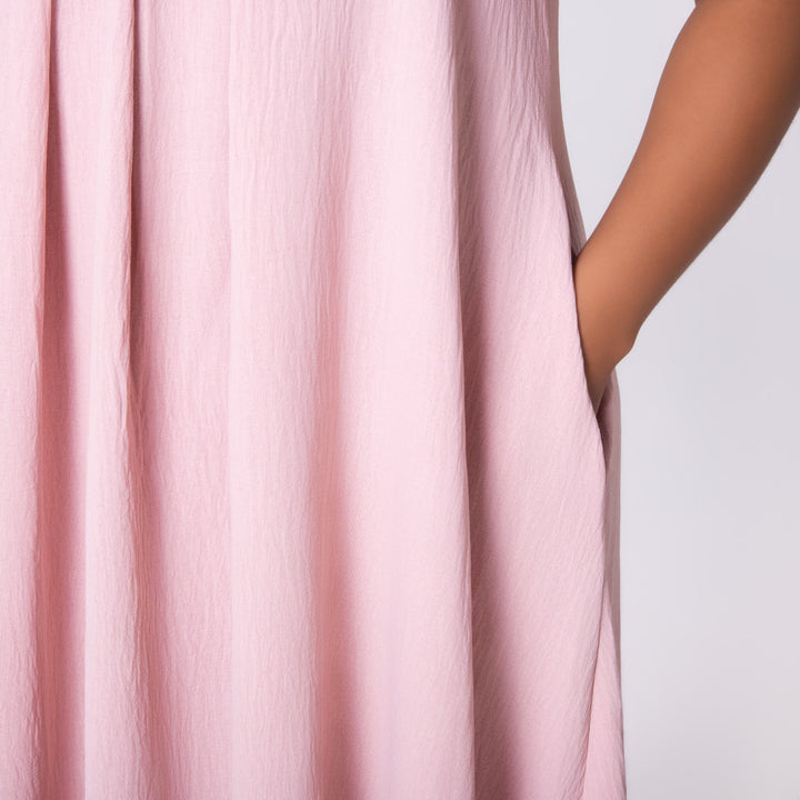 Plus Size Light Mink Summer Dress