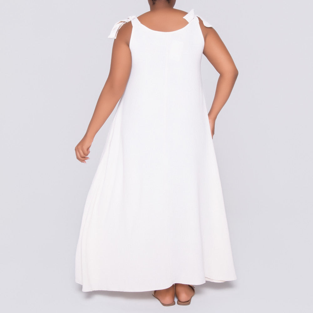 Plus Size Light Stone Summer Dress