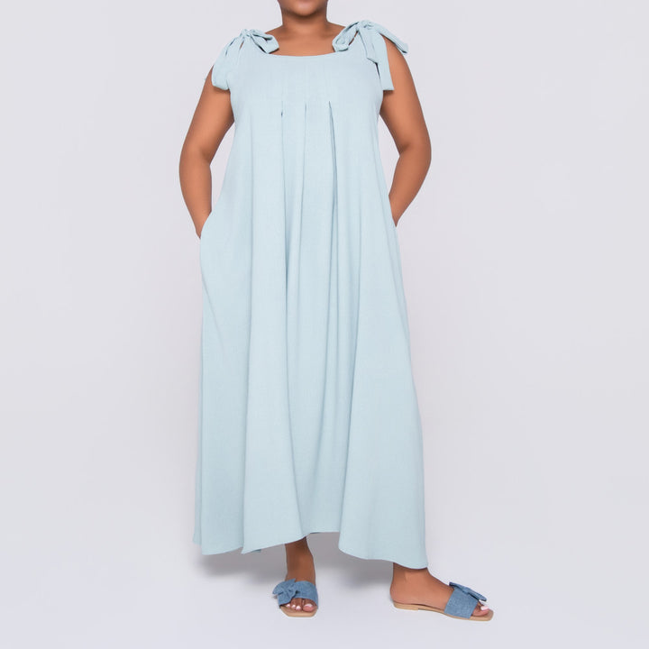 Plus Size Sage Summer Dress